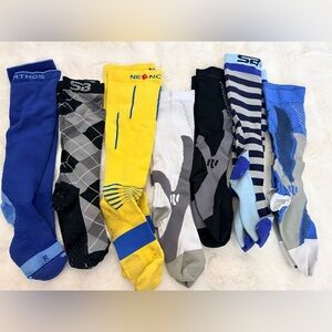 BUNDLE 7 Pair Men’s Compression Socks Size L